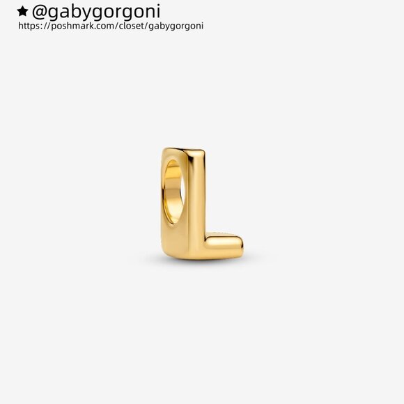 Pandora Letter L Alphabet Charm - Picture 1 of 6